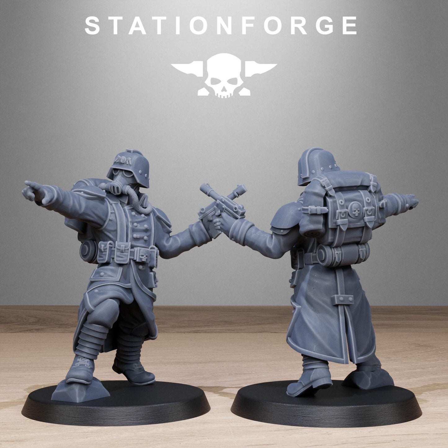 GrimGuard Rocketeers | Set of 10 Minis | StationForge | 12K Prints