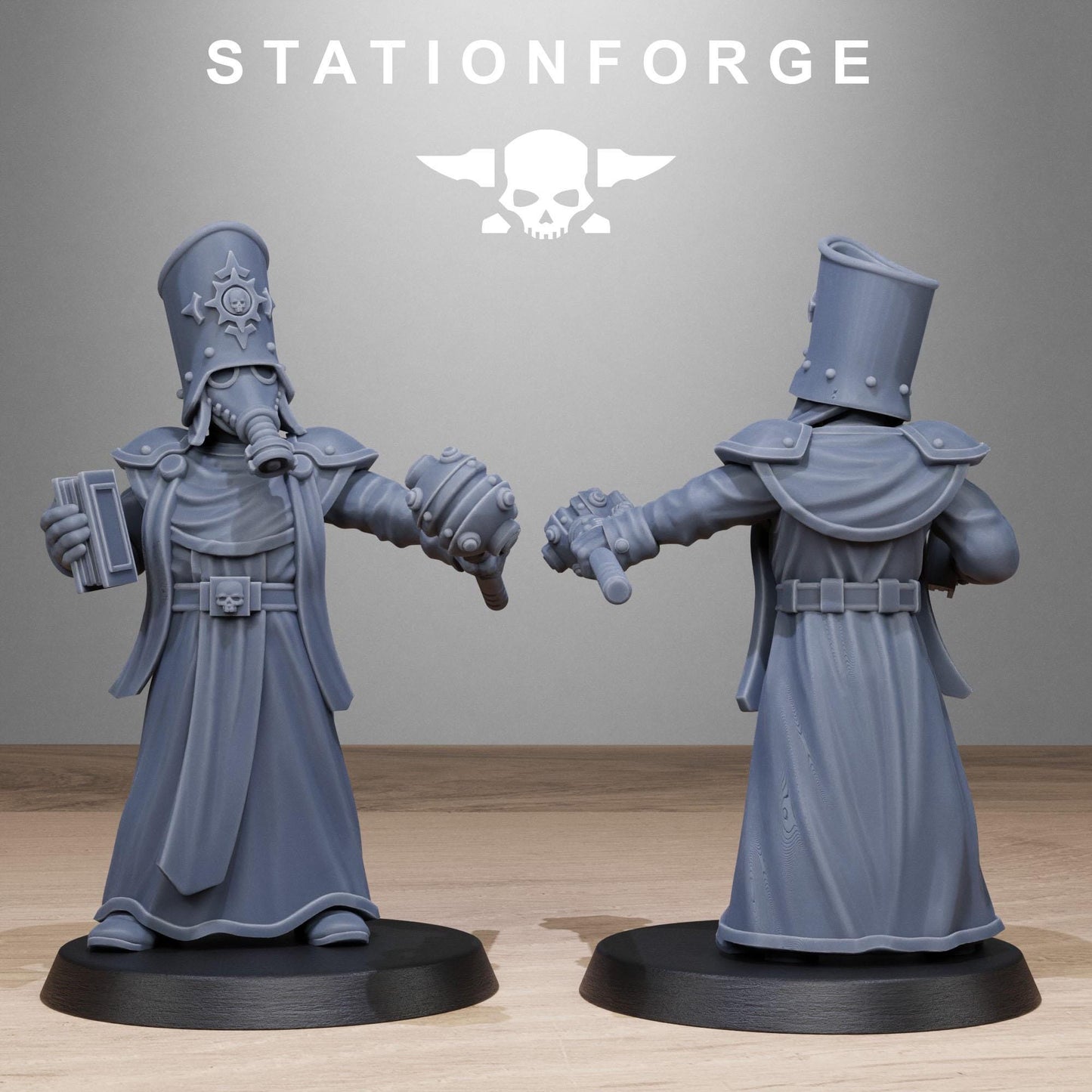 GrimGuard Vigils | Set of 10 Minis | StationForge | 12K Prints
