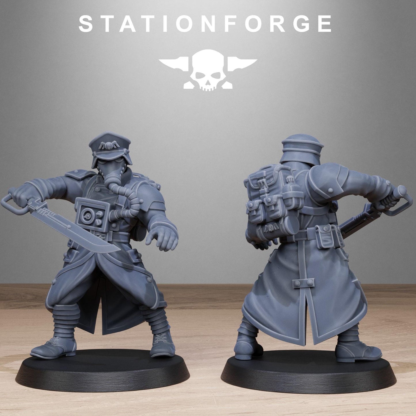 GrimGuard Vigils | Set of 10 Minis | StationForge | 12K Prints
