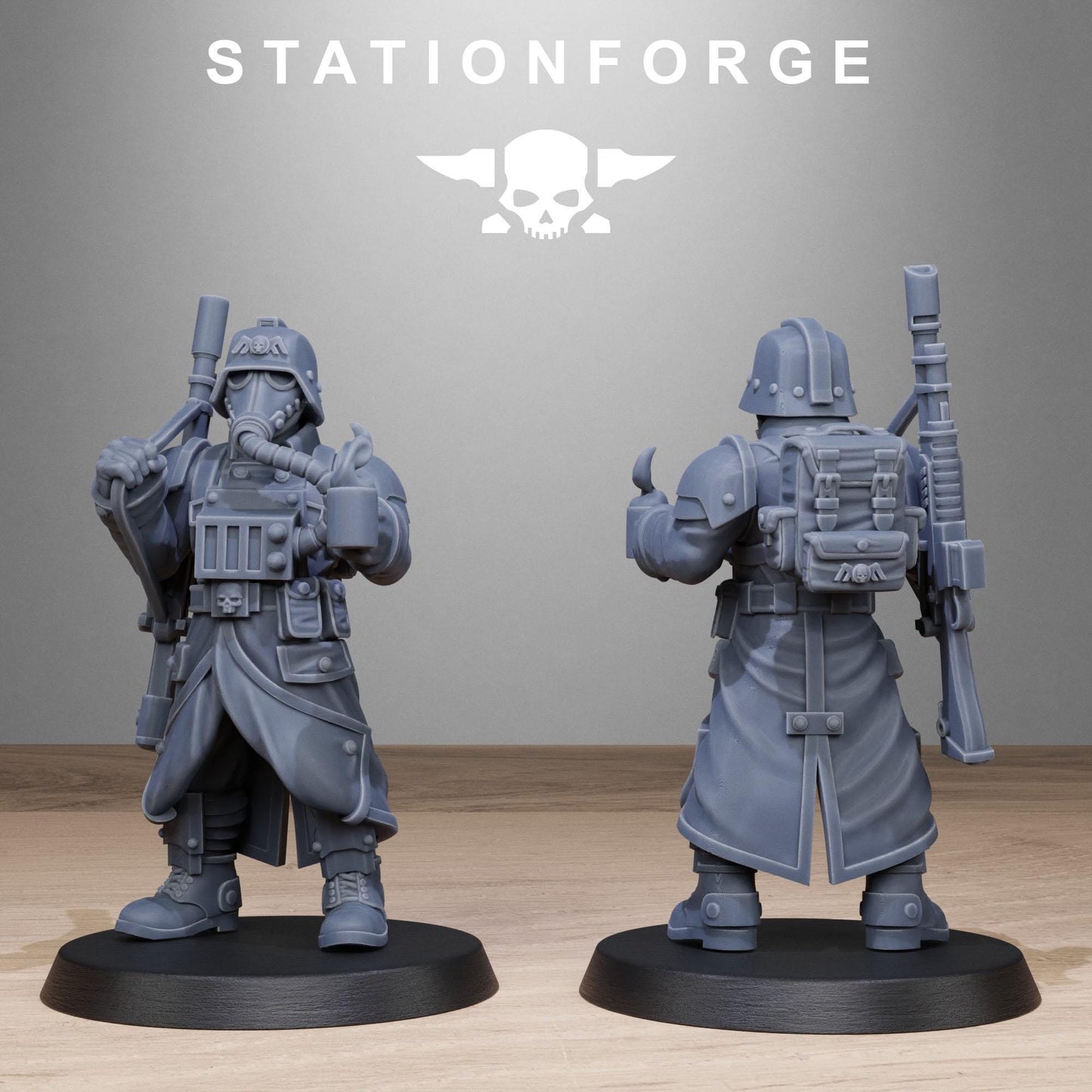 GrimGuard Vigils | Set of 10 Minis | StationForge | 12K Prints