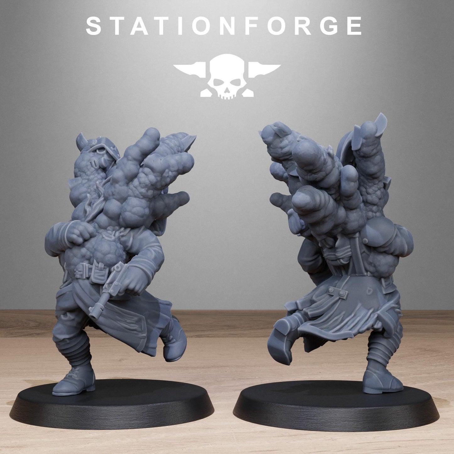GrimGuard Objective Markers | Set of 10 Minis | StationForge | 12K Prints