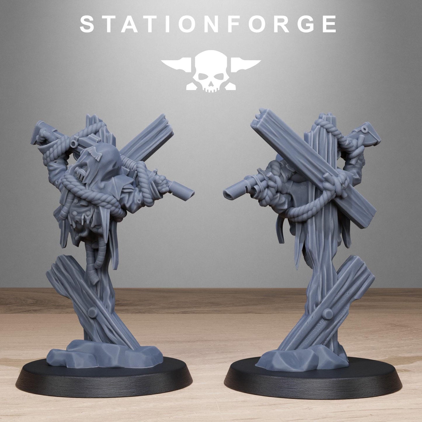 GrimGuard Objective Markers | Set of 10 Minis | StationForge | 12K Prints