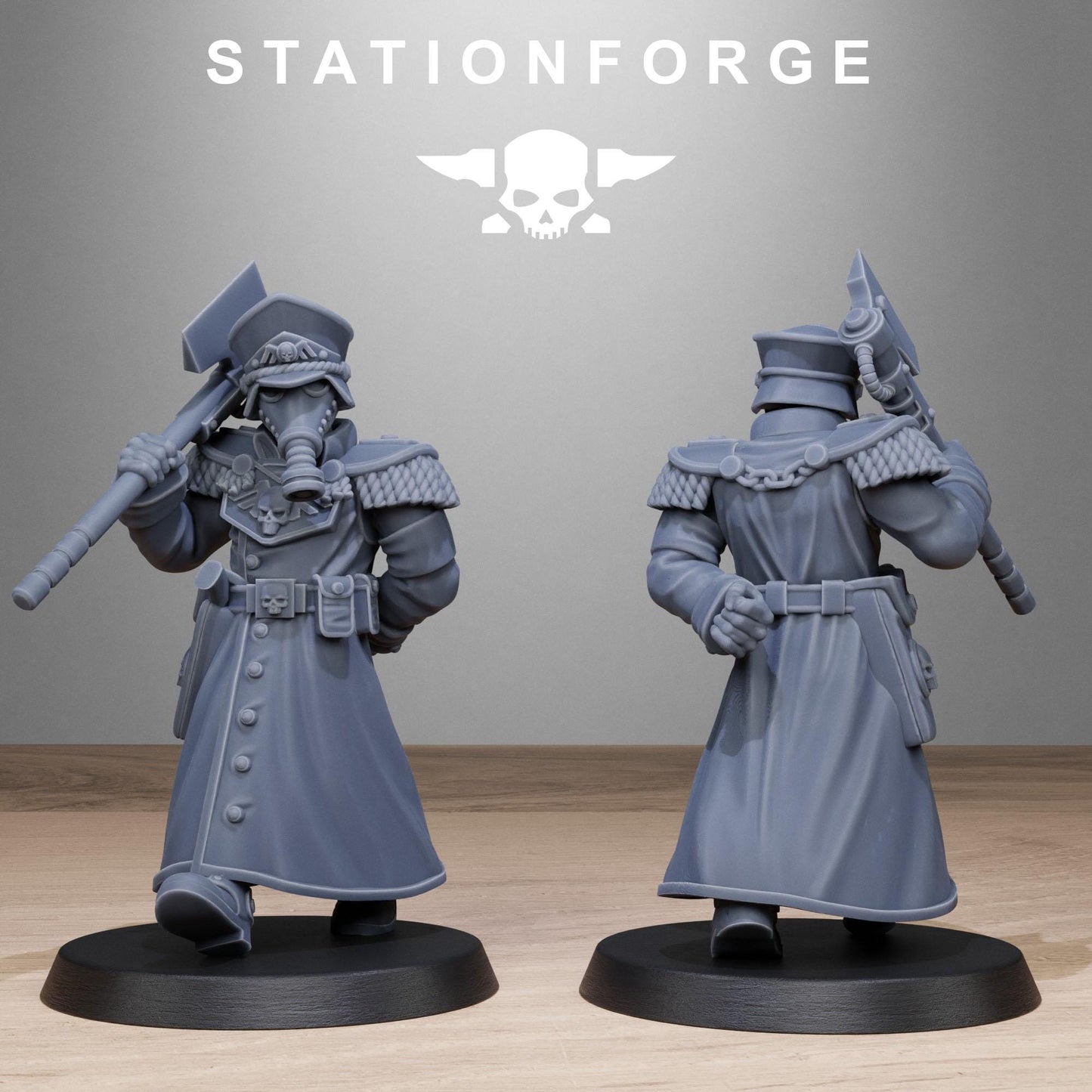 GrimGuard Vigils | Set of 10 Minis | StationForge | 12K Prints