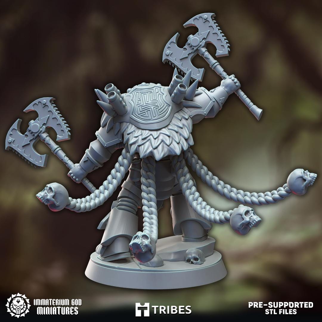 Onkronn | Warforged Ravagers | Immaterium God Miniatures | 12K Prints