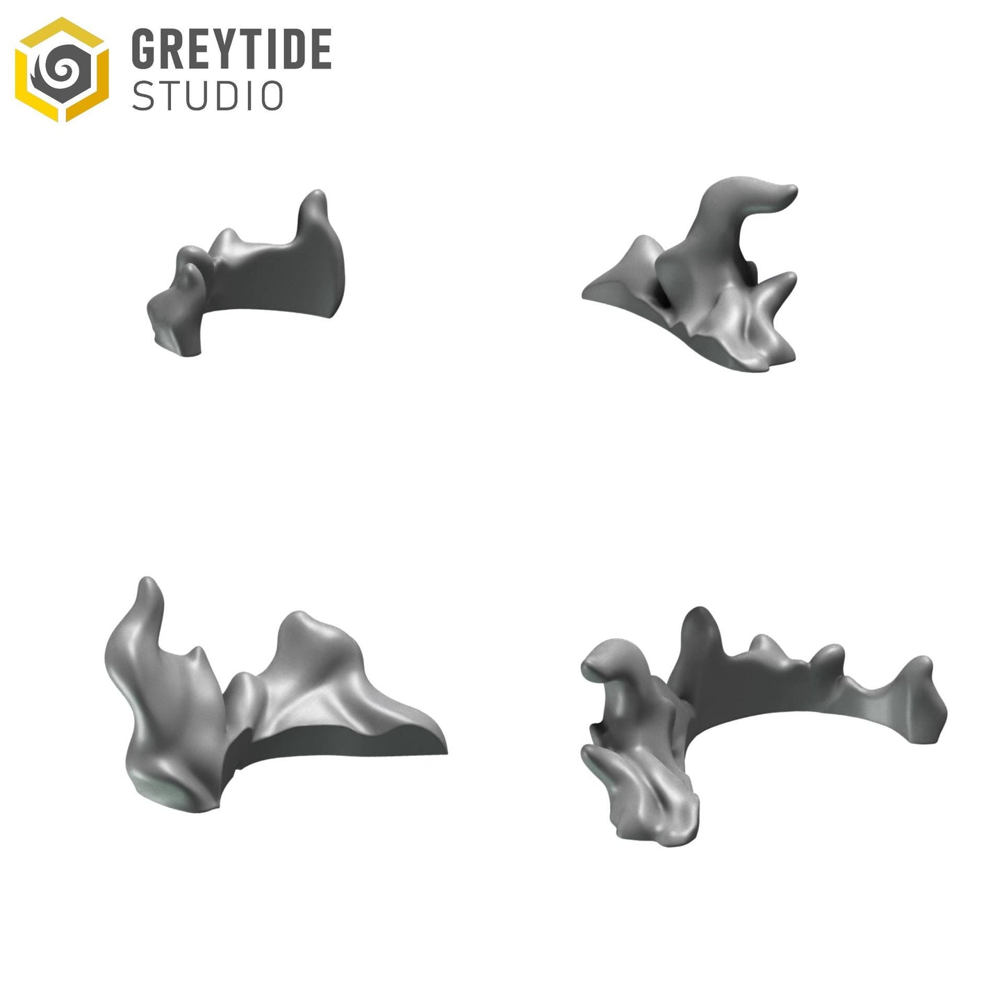Feet Fire | Set of 20 Pieces | GreyTide Studio - Cursed Company | 12K Prints