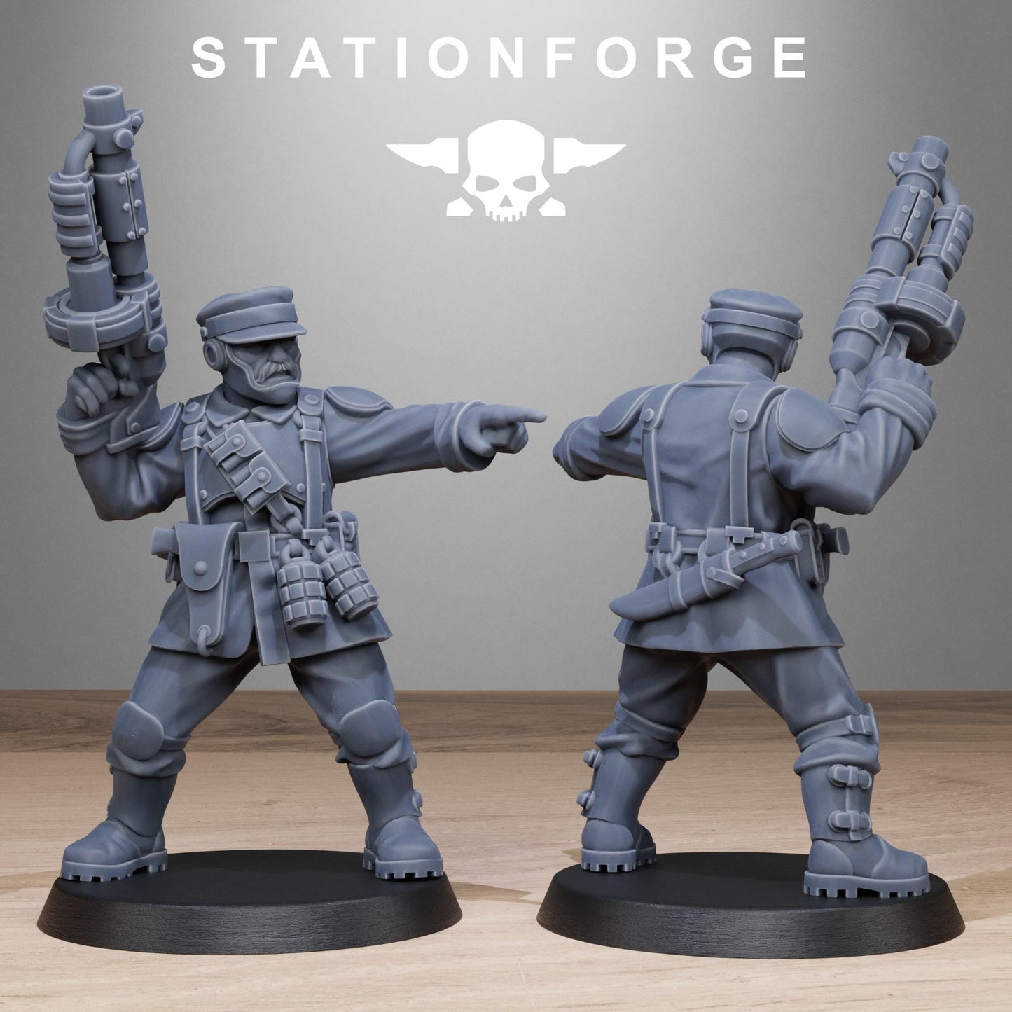 FreeGuard Infantry | Set of 10 Minis | StationForge | 12K Prints