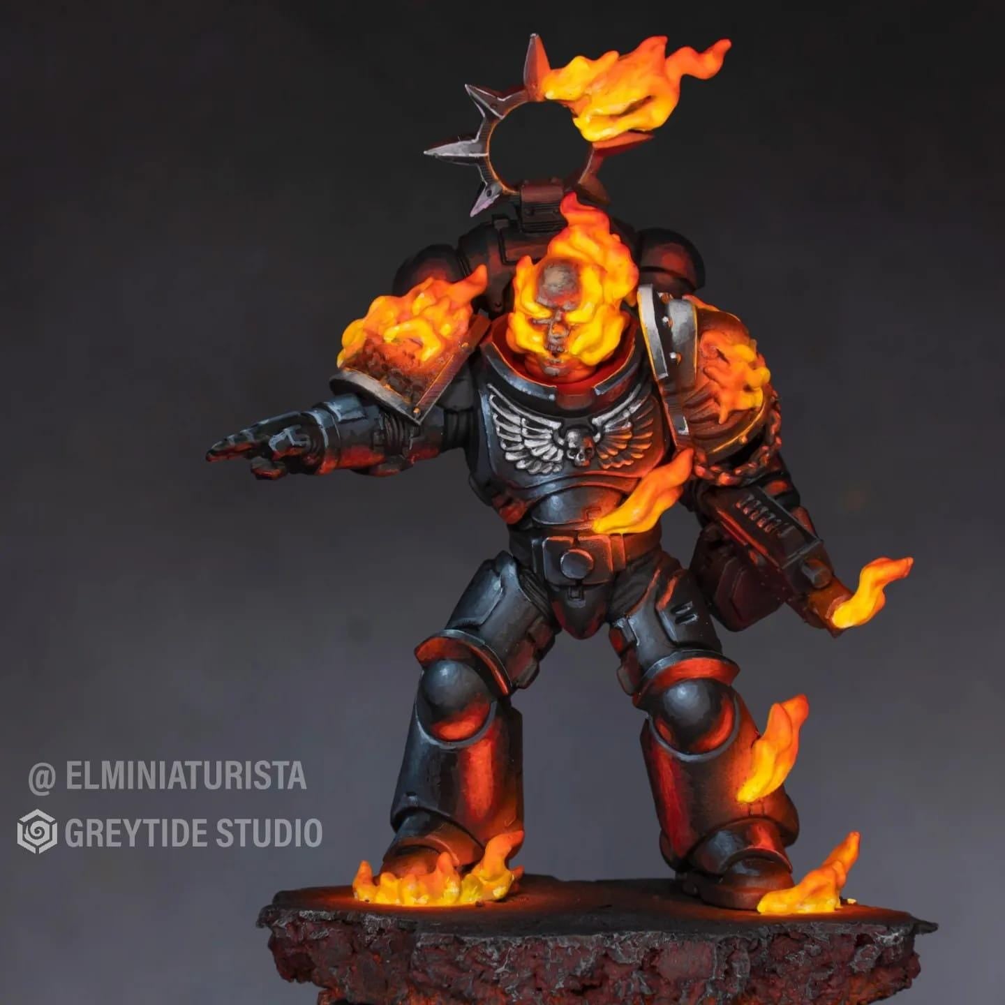 Gun Barrel Fire | Set of 20 Pieces | GreyTide Studio - Cursed Company | 12K Prints