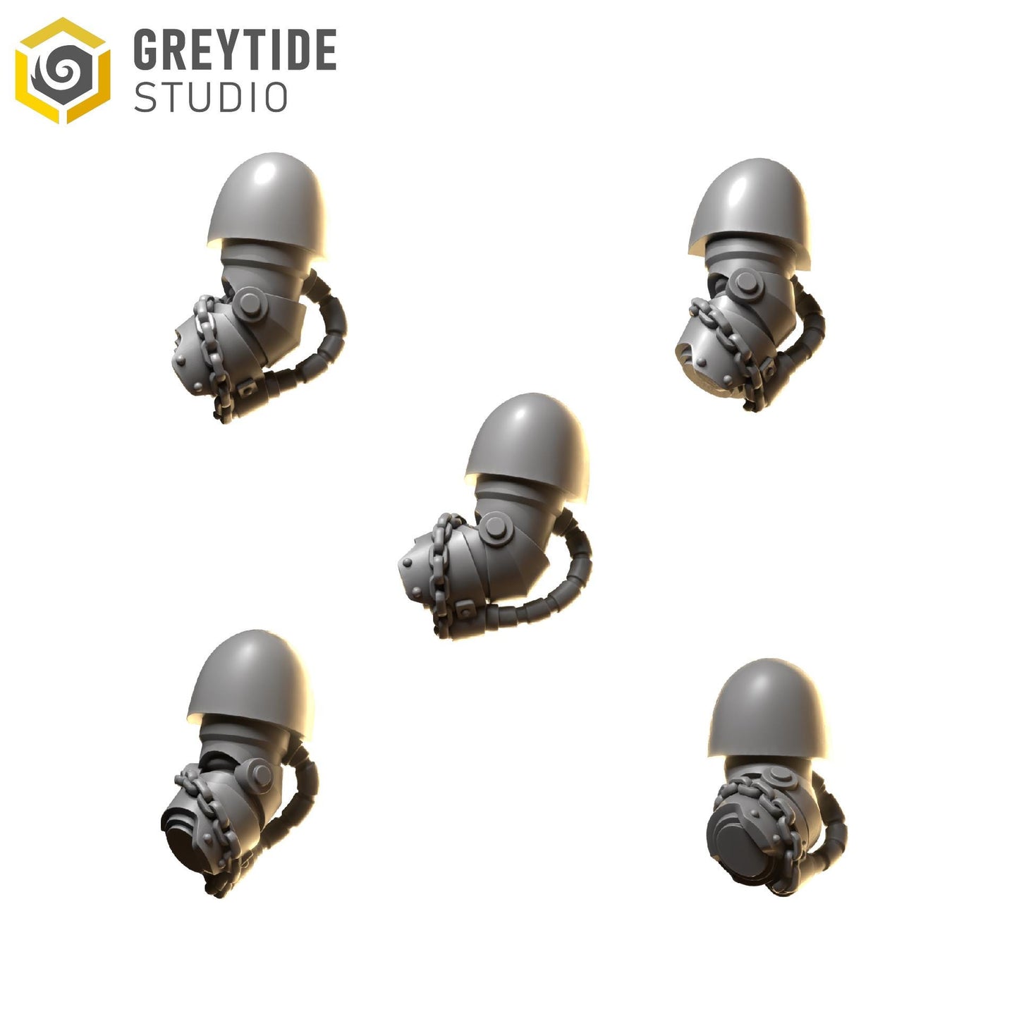 Arms | Set of 10 Pieces - Terminator Scale | GreyTide Studio - Eternal Crusaders BIG Armour | 12K Prints
