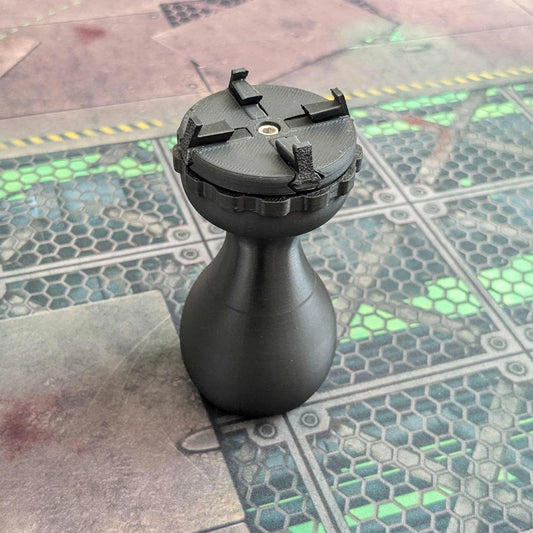 Miniature Painting Handle, Fits 25mm to 50mm Round And Square Bases