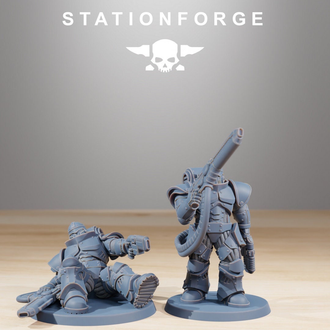 Socratis Exterminators | Set of 10 Minis | StationForge | 12K Prints