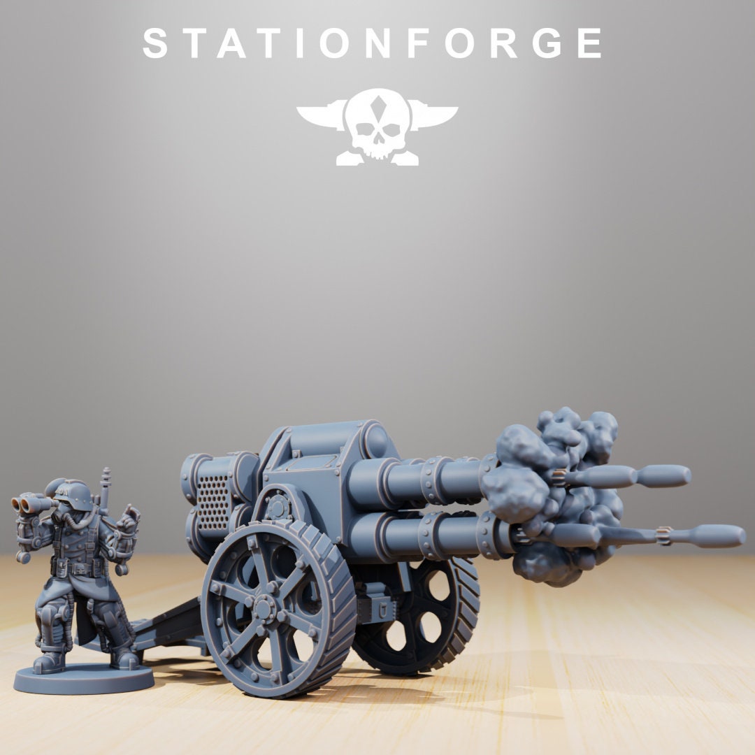 GrimGuard Light Artillery | StationForge | 12K Prints