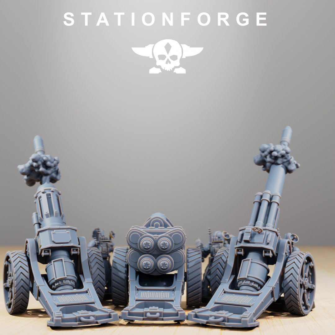 GrimGuard Light Artillery | StationForge | 12K Prints