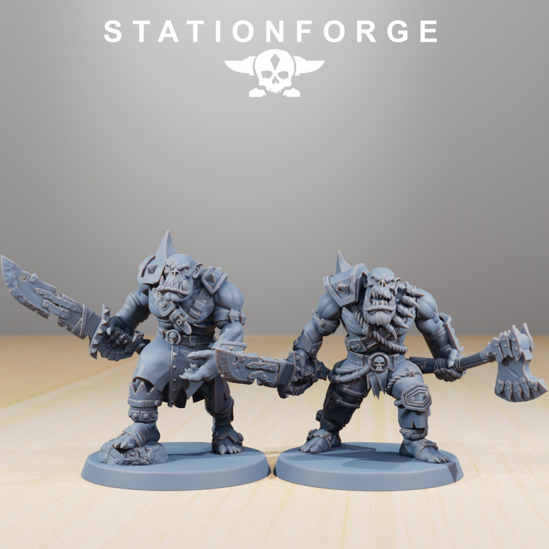 Orkaz Strappas | Set of 10 Minis | StationForge | 12K Prints
