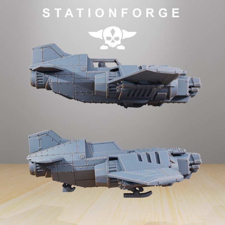 GrimGuard SF-19A Fighter Plane | StationForge | 12K Prints