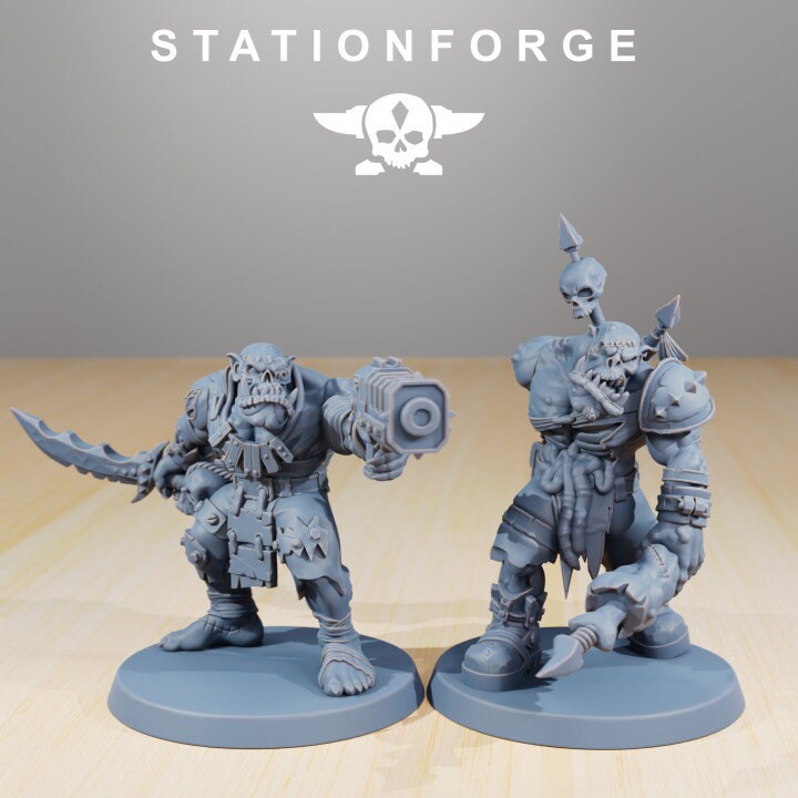Orkaz Plague Spreadaz | Set of 10 Minis | StationForge | 12K Prints