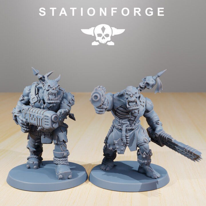 Orkaz Plague Spreadaz | Set of 10 Minis | StationForge | 12K Prints