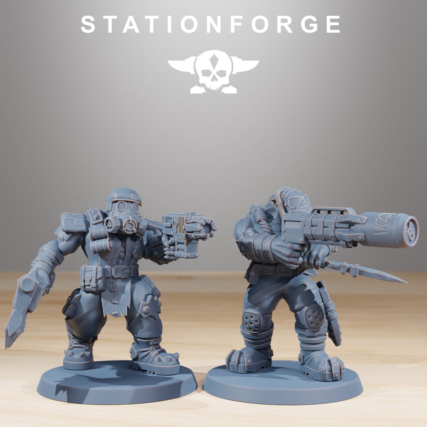 Orkaz Skillers | Set of 12 Minis | StationForge | 12K Prints
