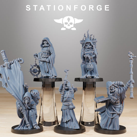 Scavenger Cultists | Set of 5 Minis | StationForge | 12K Prints