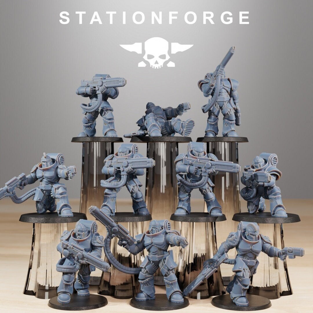 Socratis Exterminators | Set of 10 Minis | StationForge | 12K Prints