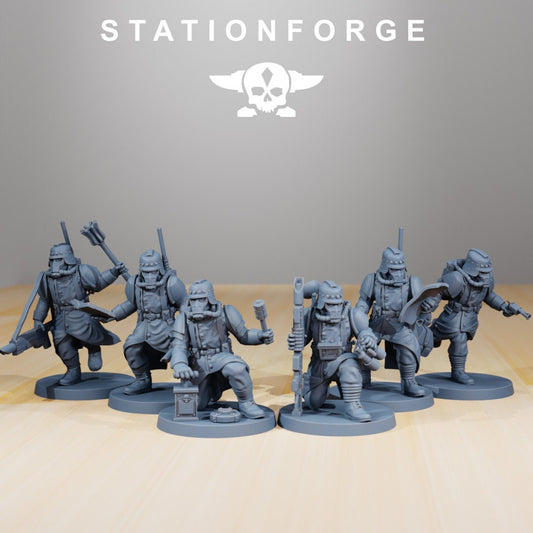 GrimGuard Supporters | Set of 6 Minis | StationForge | 12K Prints