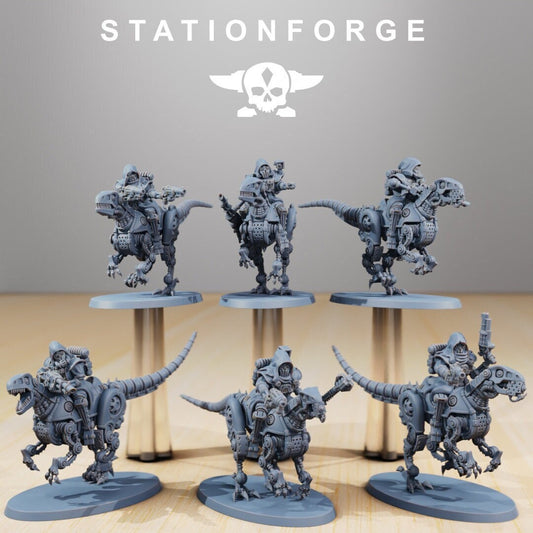 Scavenger Riders | Set of 6 Minis | StationForge | 12K Prints