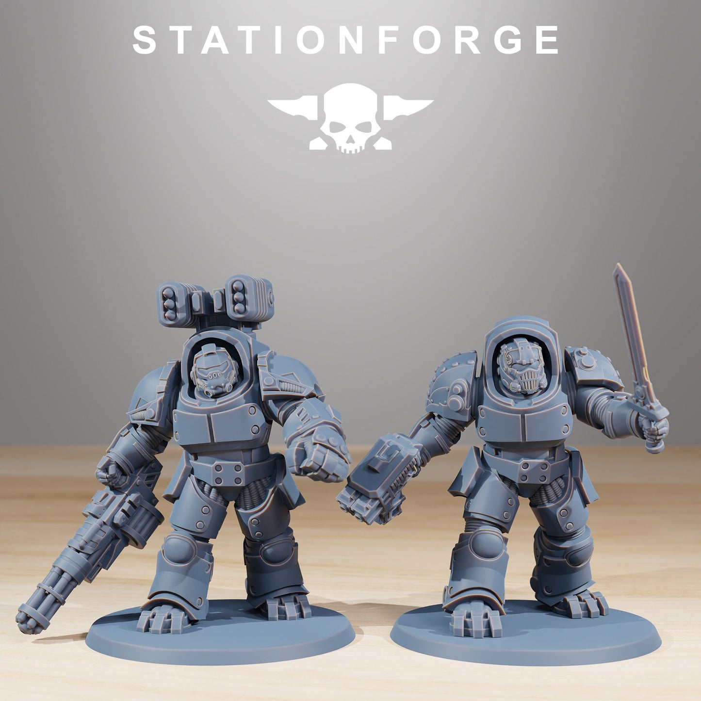 Socratis Vanguard | Set of 10 Minis | StationForge | 12K Prints