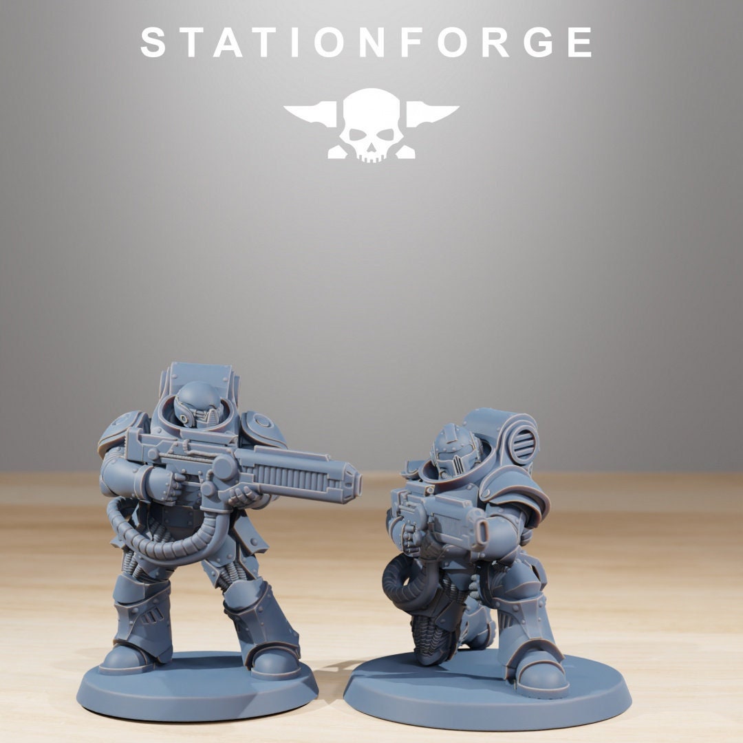 Socratis Exterminators | Set of 10 Minis | StationForge | 12K Prints