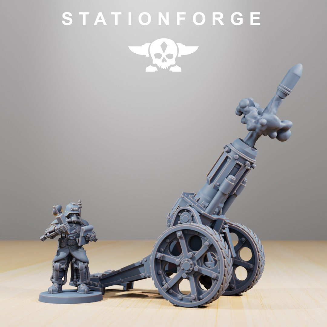GrimGuard Light Artillery | StationForge | 12K Prints