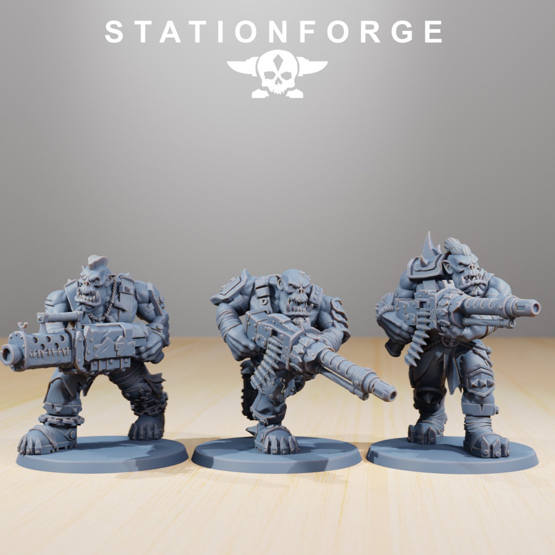 Orkaz Strappas | Set of 10 Minis | StationForge | 12K Prints