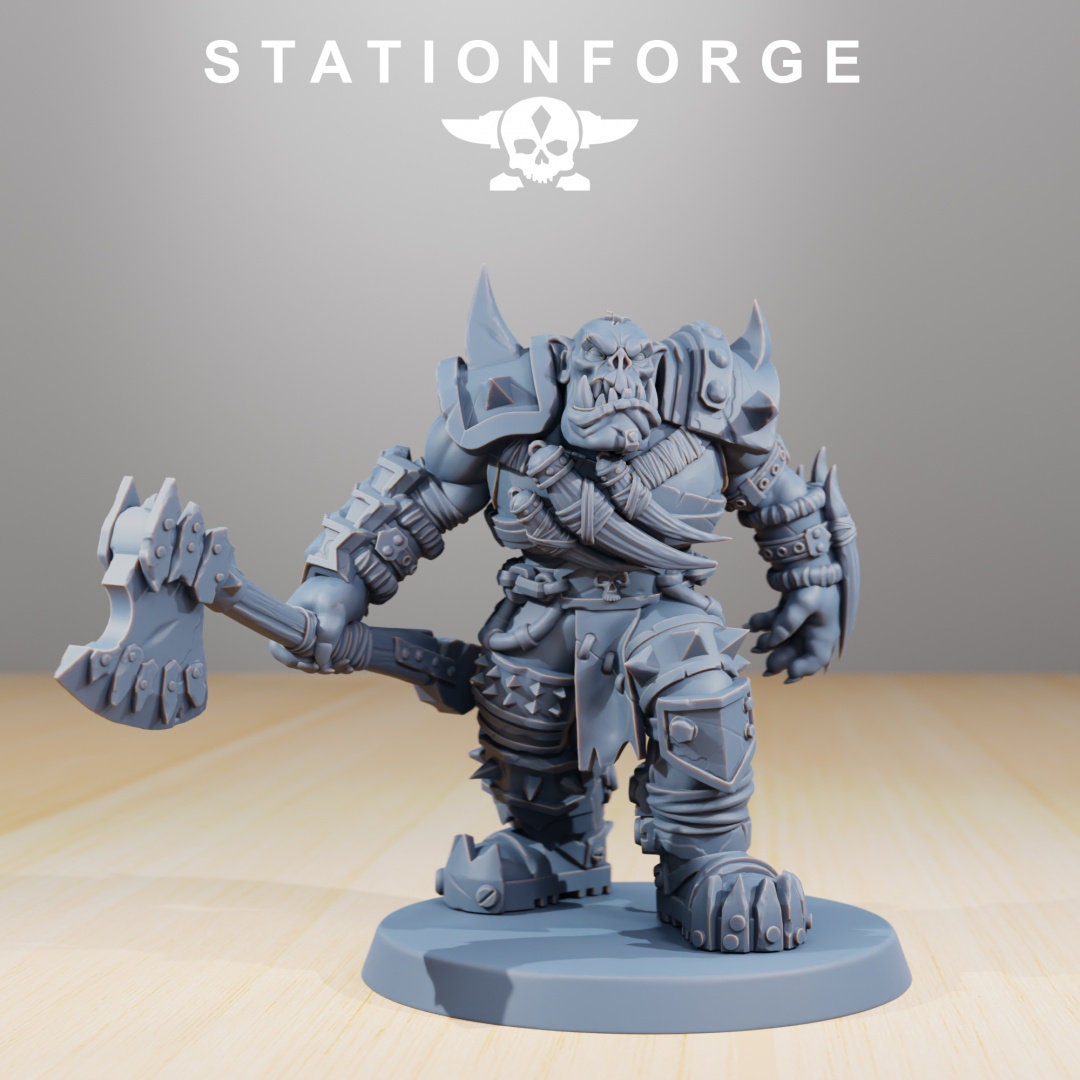 Orkaz Strappas | Set of 10 Minis | StationForge | 12K Prints