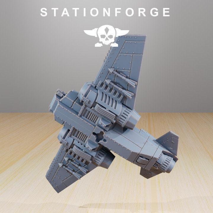 GrimGuard SF-19A Fighter Plane | StationForge | 12K Prints