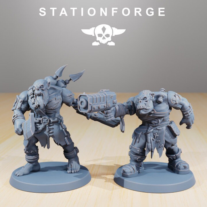 Orkaz Plague Spreadaz | Set of 10 Minis | StationForge | 12K Prints