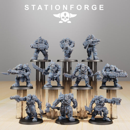 Orkaz Strappas | Set of 10 Minis | StationForge | 12K Prints