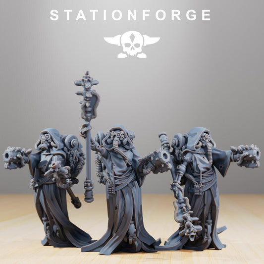 Scavenger Elecro Lights | Set of 3 Minis | StationForge | 12K Prints
