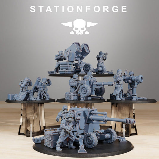 GrimGuard Battle Weapons | StationForge | 12K Prints