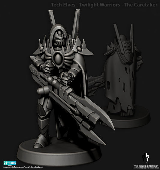 The Caretaker - Twilight Warriors | Edge Miniatures - Tech Elves Heavy Support | 12K Prints