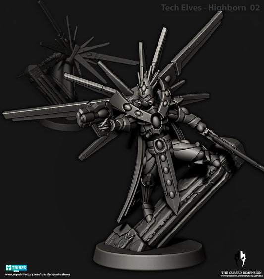 Highborn #2 | Edge Miniatures - Tech Elves Elites | 12K Prints
