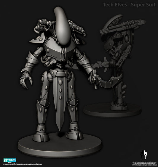 Super Suit | Edge Miniatures - Tech Elves Elites | 12K Prints