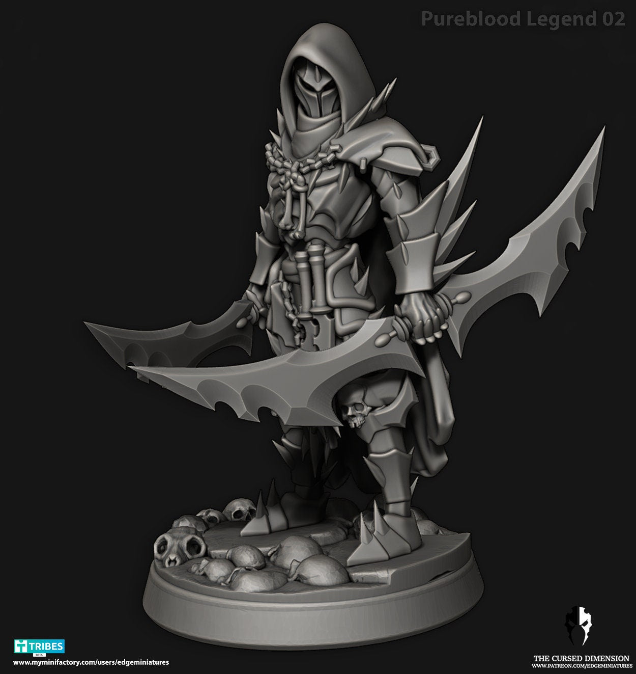 Pureblood Elites | Set of 12 Minis | Edge Miniatures - Cursed Elves | 12K Prints