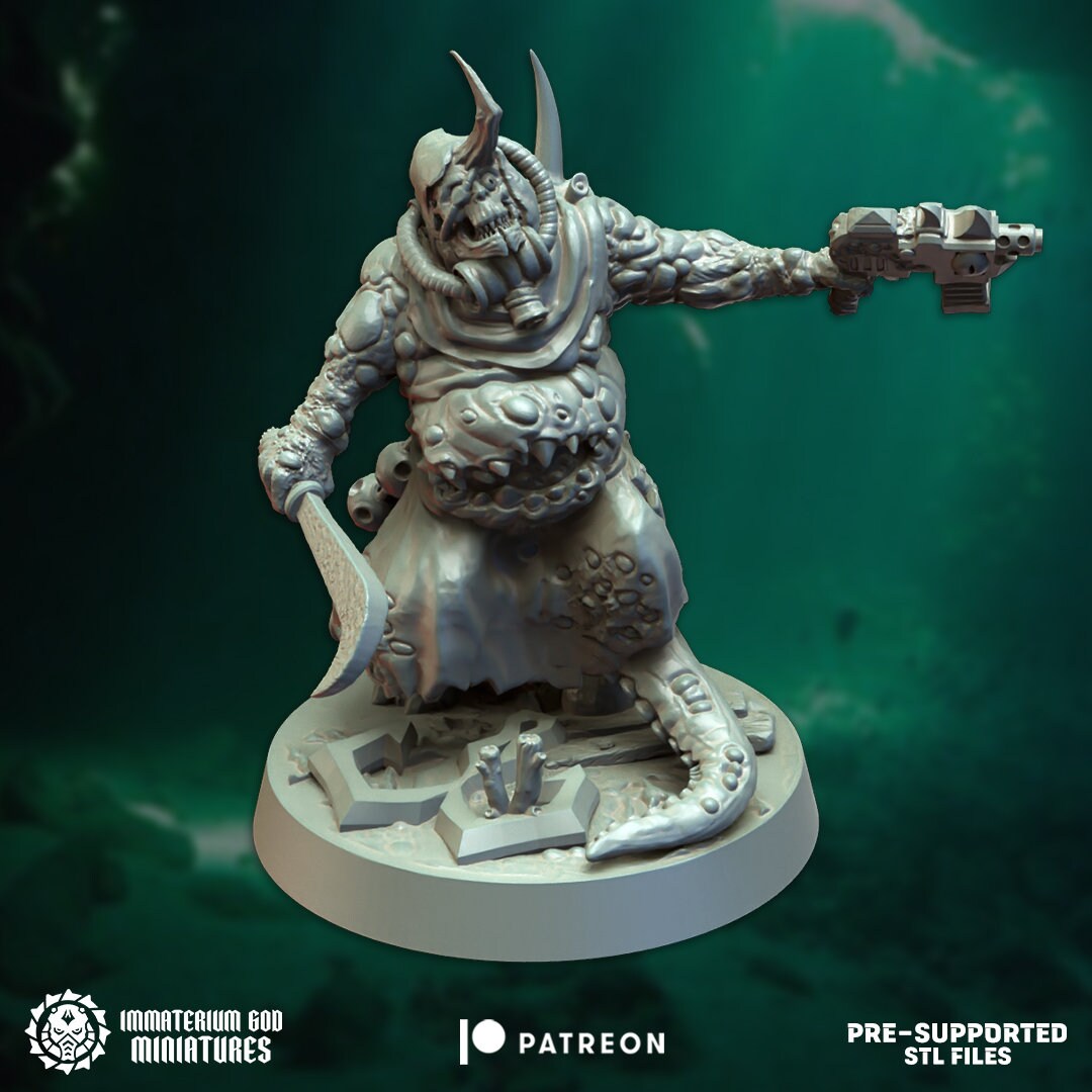 Depthwalkers | Echoes From The Abyss | Immaterium God Miniatures | 12K Prints