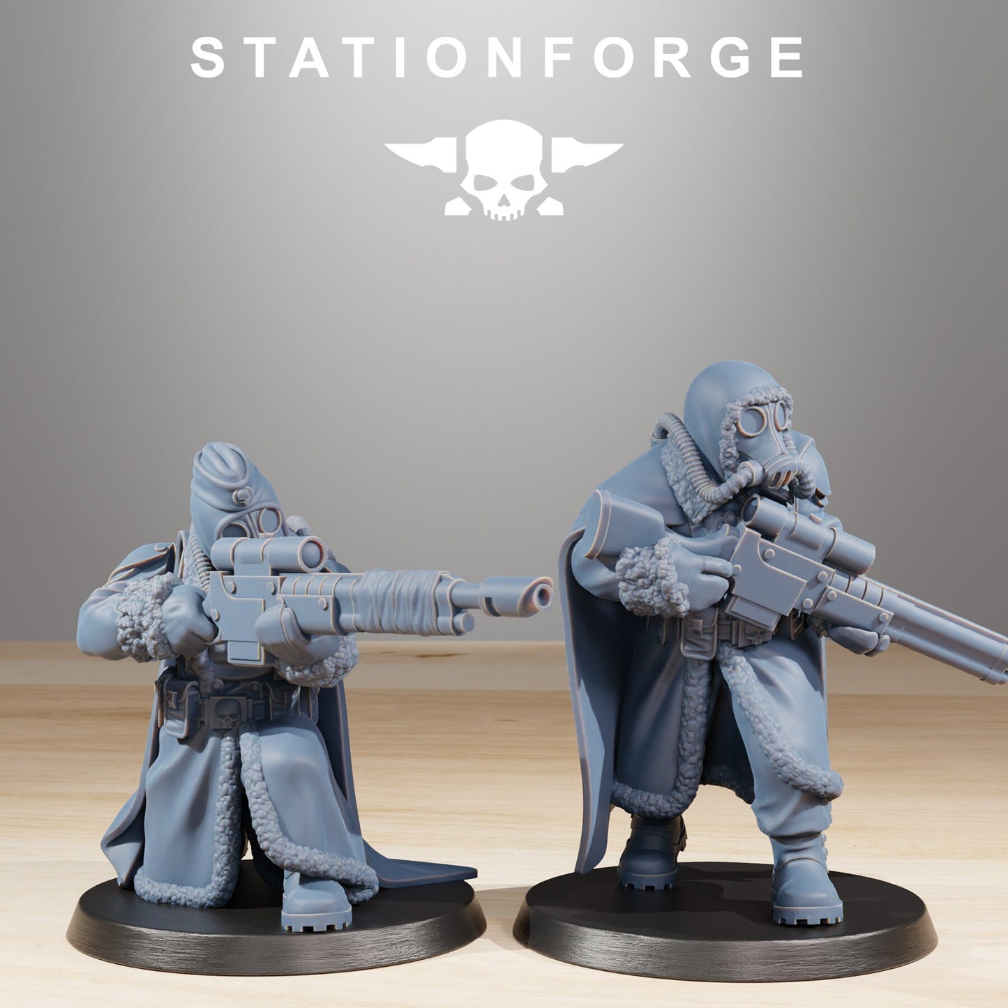 GrimGuard Frostwatch Marksmen | Set of 10 Minis | StationForge | 12K Prints