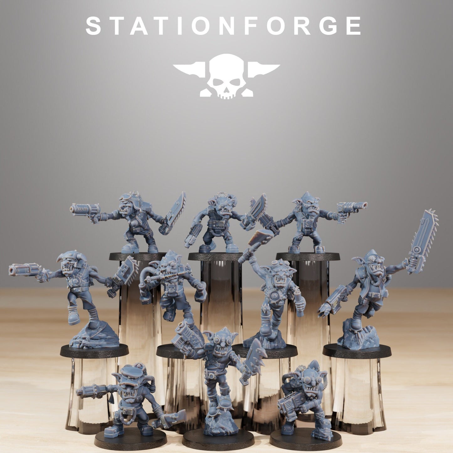 Gobs Jesters | Set of 10 Minis | StationForge | 12K Prints