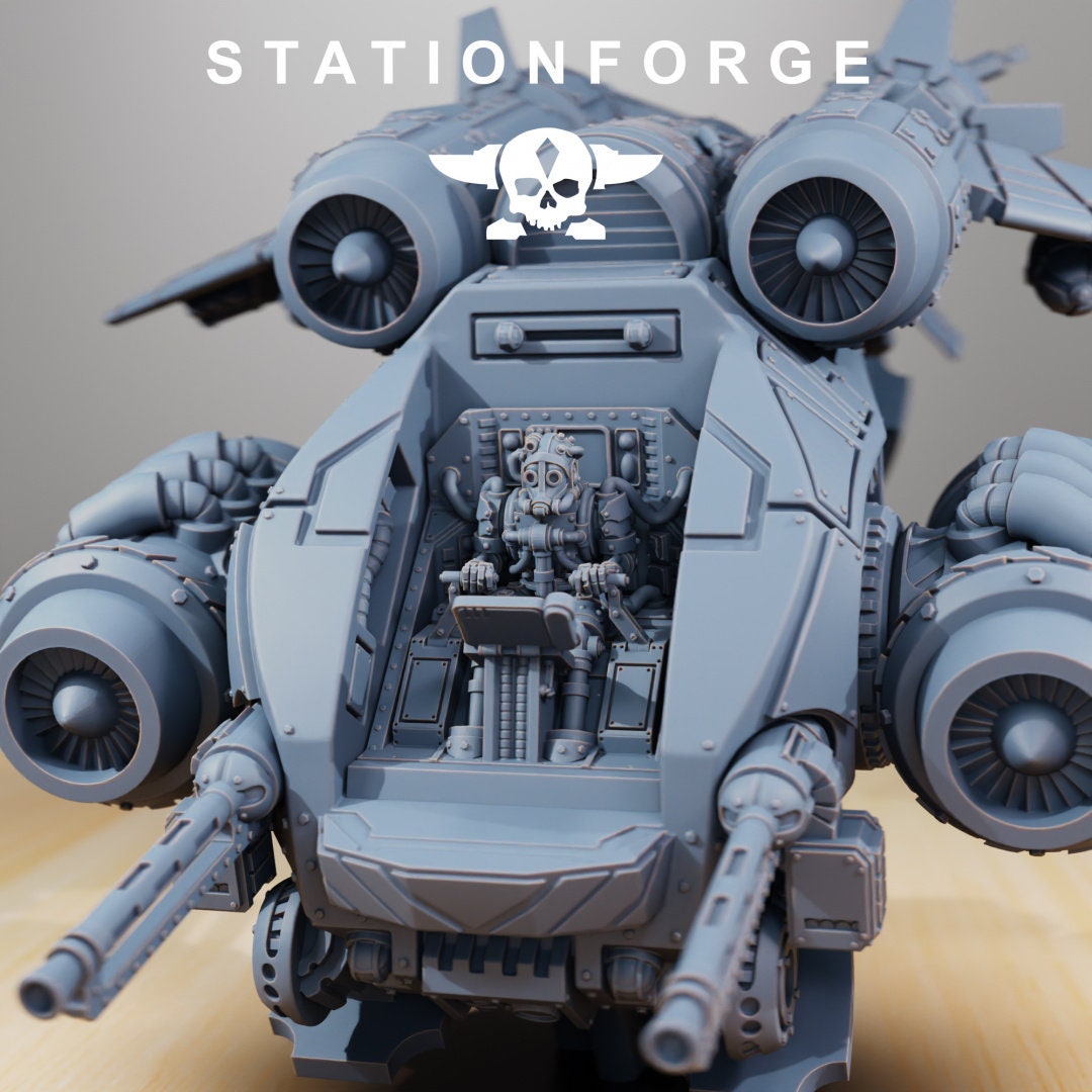 Scavenger Gunship | Single Model | StationForge | 12K Prints