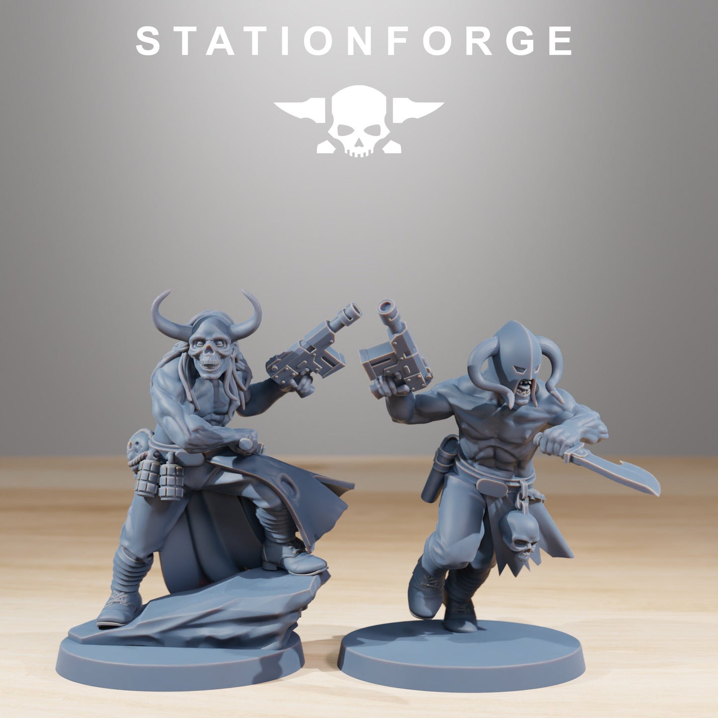 Corrupted Guard Sectarians | Set of 10 Minis | StationForge | 12K Prints