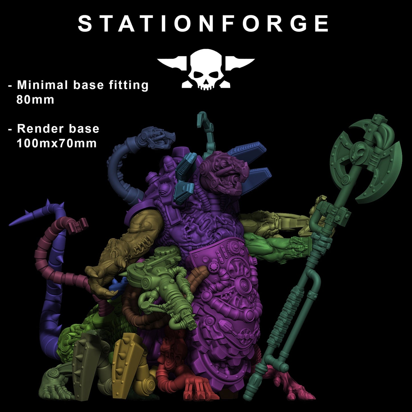 Raticus Chonkster | StationForge | 12K Prints