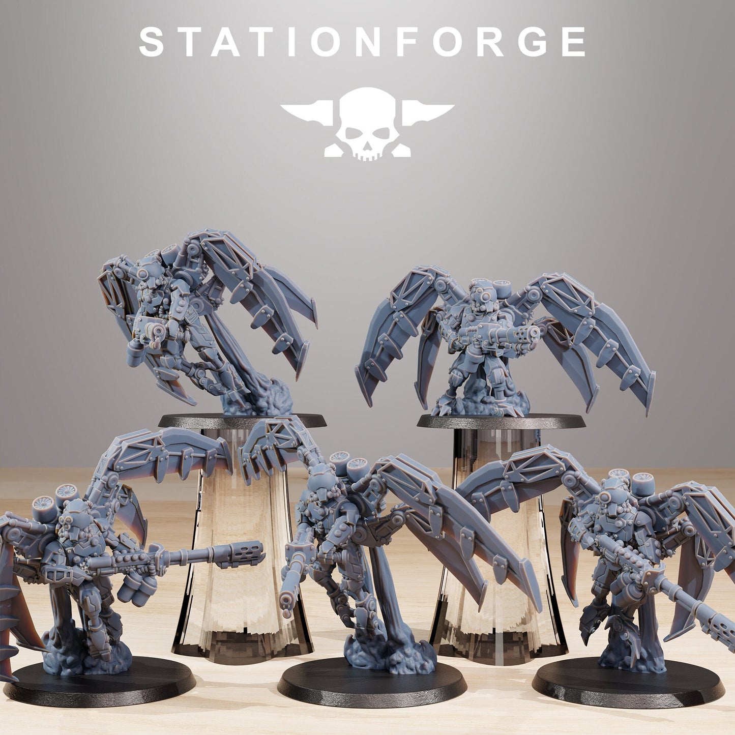 Scavenger Strikers | Set of 5 or 10 Minis | StationForge | 12K Prints