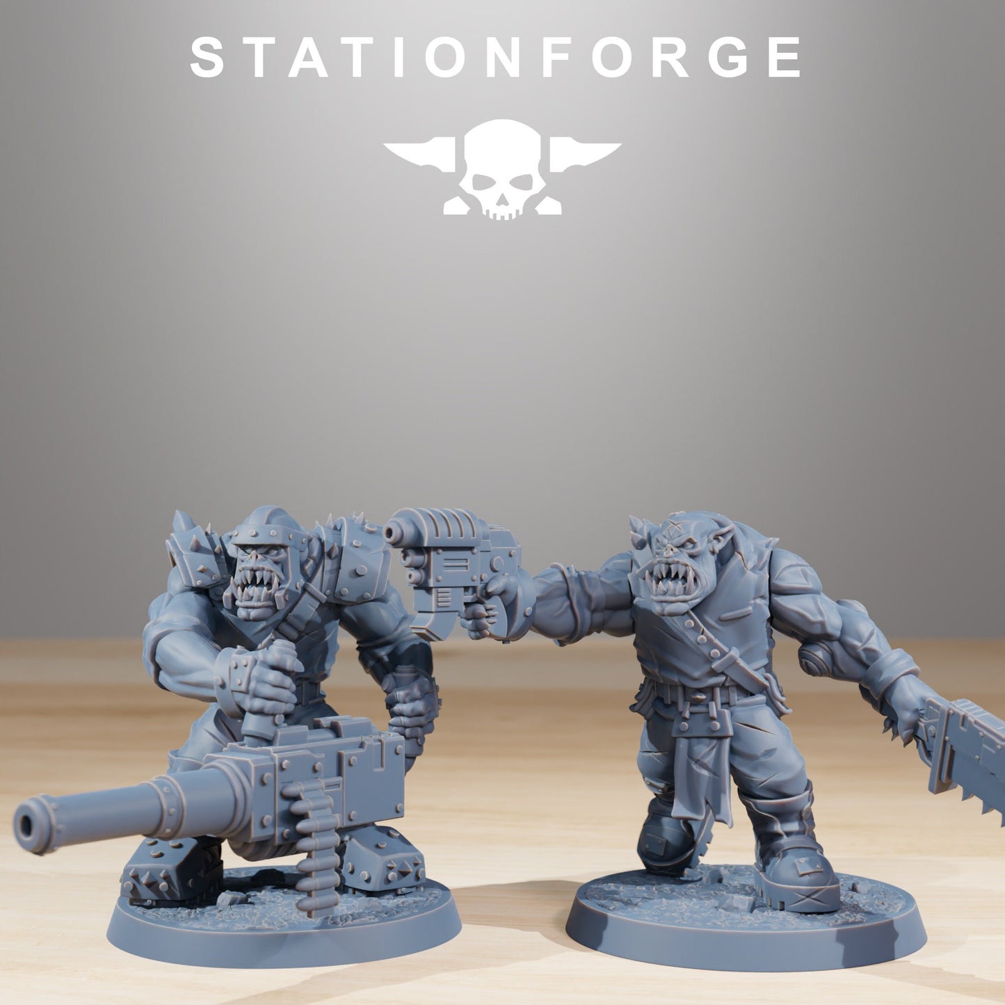 Orkaz Infantry | Set of 11 Minis | StationForge | 12K Prints