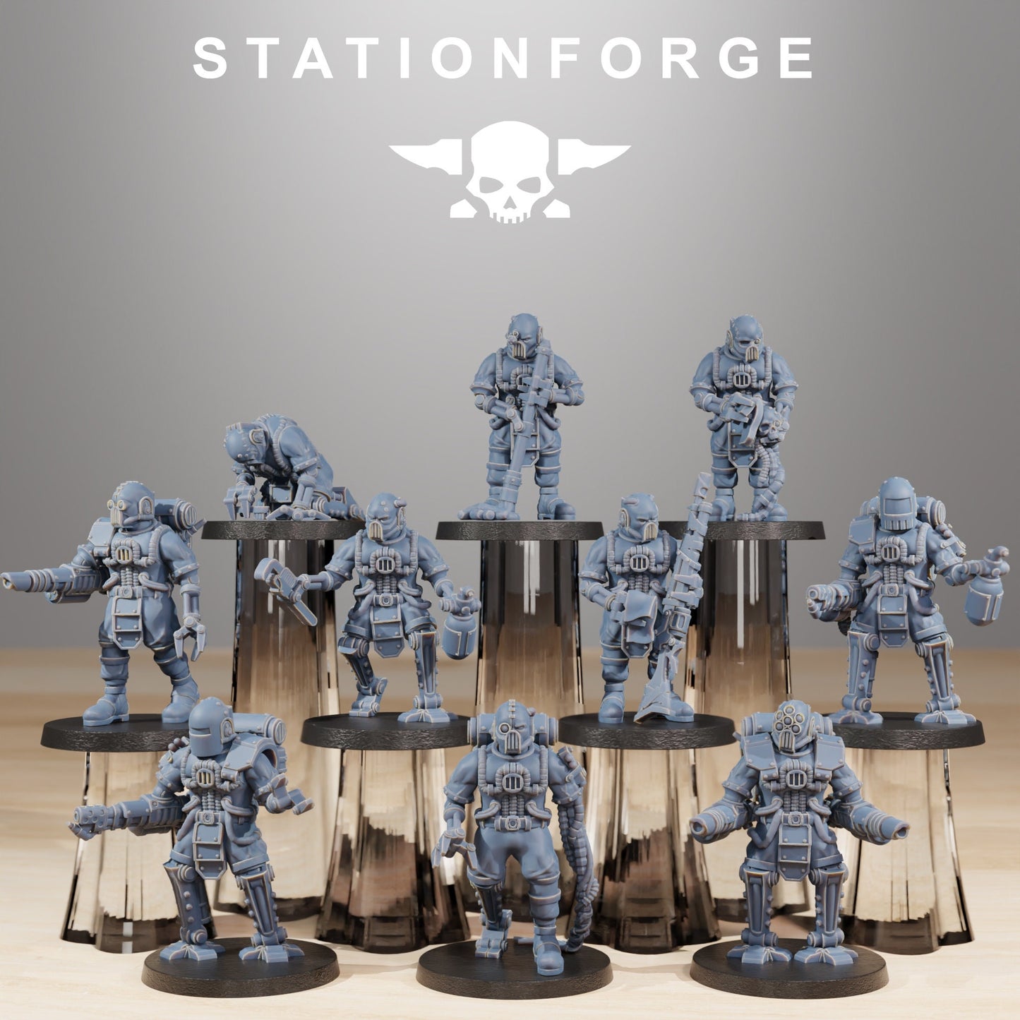 Scavenger Vicars | Set of 10 Minis | StationForge | 12K Prints