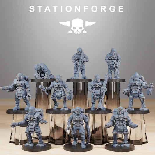 Scavenger Vicars | Set of 10 Minis | StationForge | 12K Prints