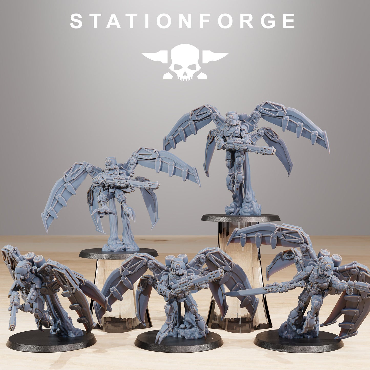 Scavenger Strikers | Set of 5 or 10 Minis | StationForge | 12K Prints